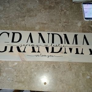 Custom wood family signs